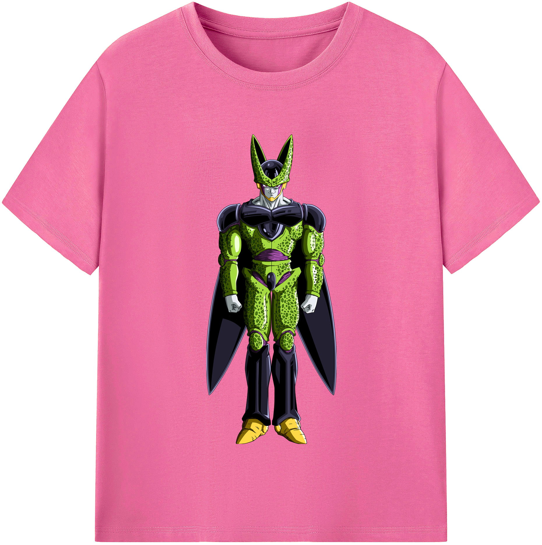 （画像用） ドラゴンボール セル DRAGON BALL Cell レディースカジュアルプリントTシャツ（綿100％）